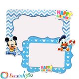  Bộ 2 khung hình giấy để bàn trang trí sinh nhật - mickey 