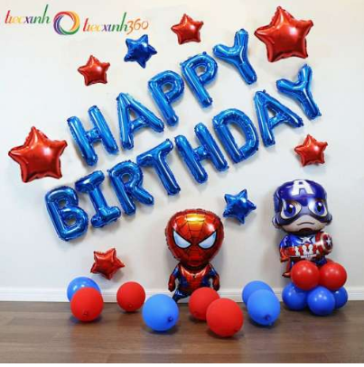  Bộ bong bóng chủ đề siêu nhân 