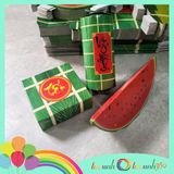  Set dưa hấu bánh chưng bánh tét trang trí tết bằng giấy ( Trung) 