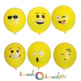  Bong bóng cao su trang trí biểu tượng cảm xúc (emoji balloons) gói 12 cái 
