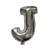  Bong bóng chữ cái 35cm màu bạc (A-Z foil balloons 16'' Silver) 