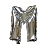  Bong bóng chữ cái 35cm màu bạc (A-Z foil balloons 16'' Silver) 