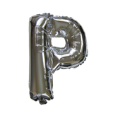  Bong bóng chữ cái 35cm màu bạc (A-Z foil balloons 16'' Silver) 