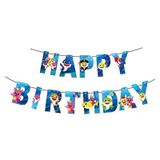  Dây chữ Happy Birthday chủ đề Baby Shark pinkfong 