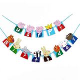  Dây treo Happy Birthday chủ đề Peppa Pig 