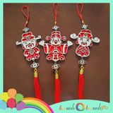  Thần tài treo trang trí Tết bằng gỗ 