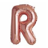  Bong bóng chữ cái 35cm màu vàng hồng (A-Z foil balloons - 16'' Rose Gold) 