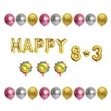  Bộ bong bóng Happy 8-3 (Gold) 