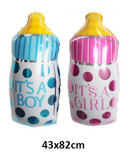  Bong bóng hình bình sữa 