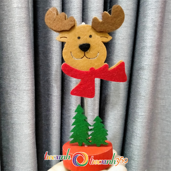  KẸP GIỮ ẢNH ĐẾ GỖ PHONG CÁCH GIÁNG SINH - TUẦN LỘC 