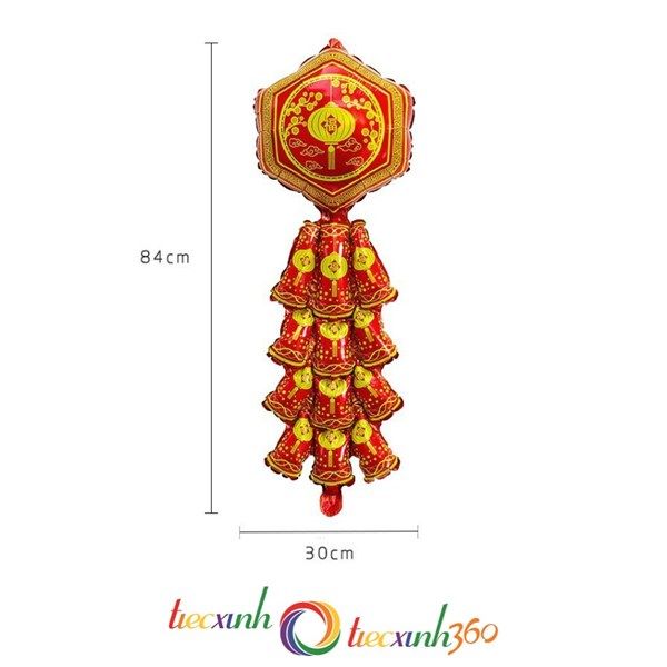  BONG BÓNG HÌNH DÂY PHÁO TRANG TRÍ TẾT 