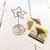  2 kẹp đế xoắn trang trí hình ngôi sao 