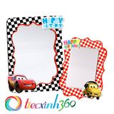  2 khung hình giấy để bàn trang trí sinh nhật - cars 