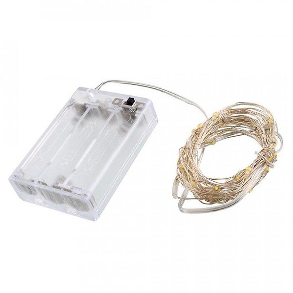  Đèn trang trí bóng led chống nước 10m dùng pin 