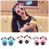  Mắt kính sinh nhật cupcake 