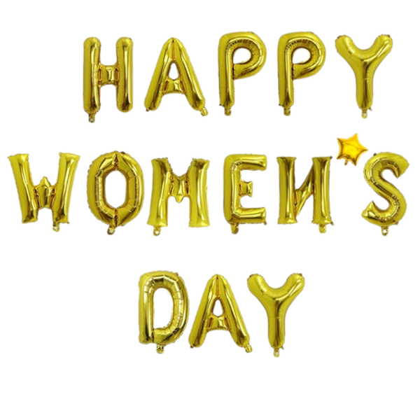  Bộ bong bóng chữ Happy Women's Day 