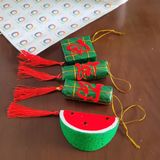  Dưa hấu bánh tét bánh chưng treo trang trí tết 