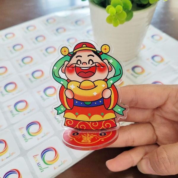  Thần tài nhựa acrylic 