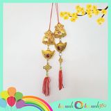  Set 2 dây treo trang trí tết mẫu túi vàng 