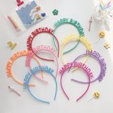  Cài tóc chữ Happy Birthday nhiều màu 