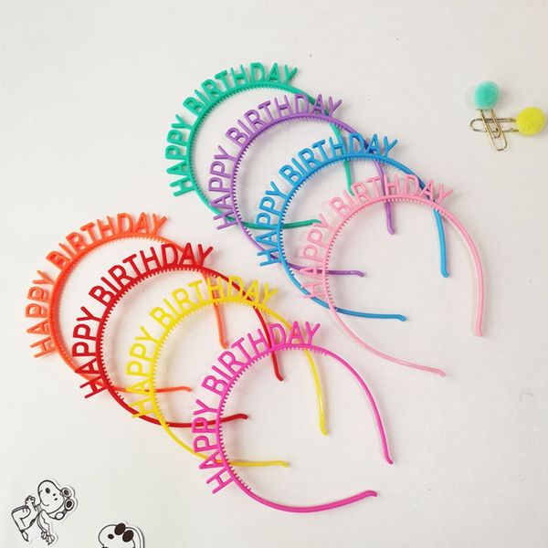  Cài tóc chữ Happy Birthday nhiều màu 