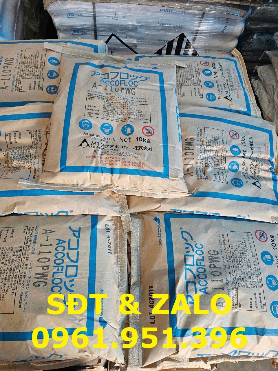  Polymer Accofloc A-110 PWG – Polymer trợ lắng, đông tụ 