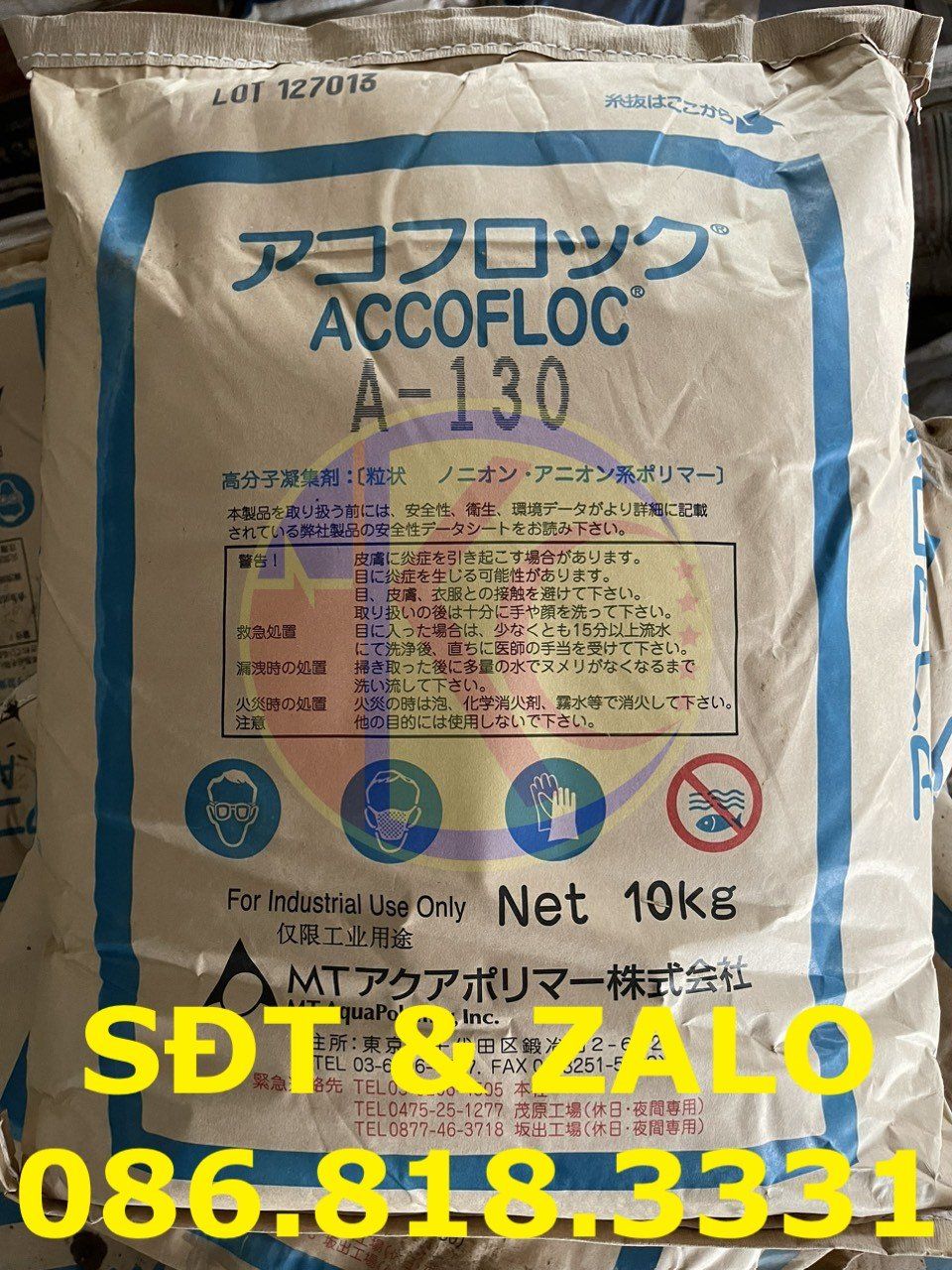  Polymer Accofloc A-130 - Siêu lắng tụ 