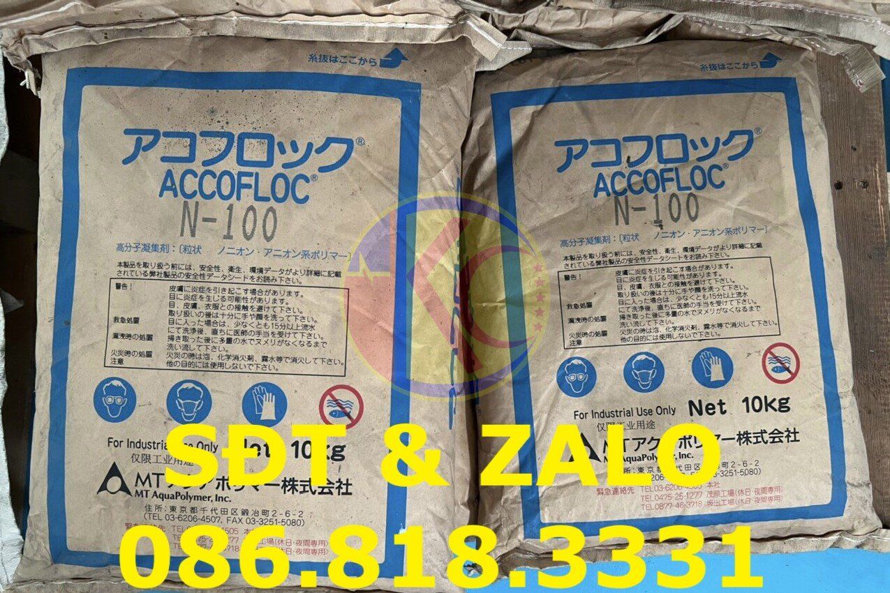  Polymer Accofloc N-100 - Polymer lắng tụ 