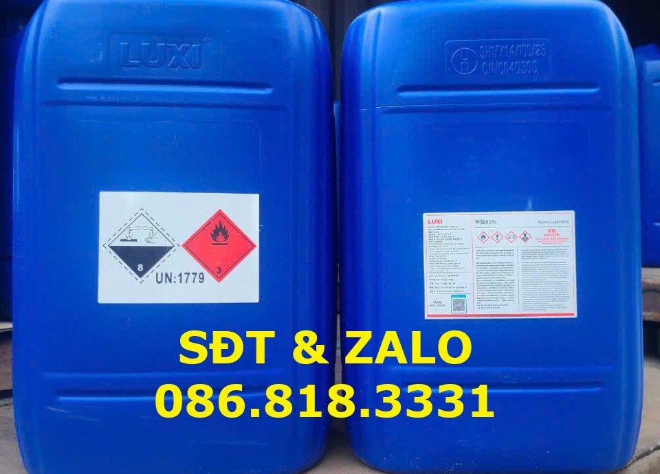  Acid Formic hãng LUXI - HCOOH 85% Trung Quốc 