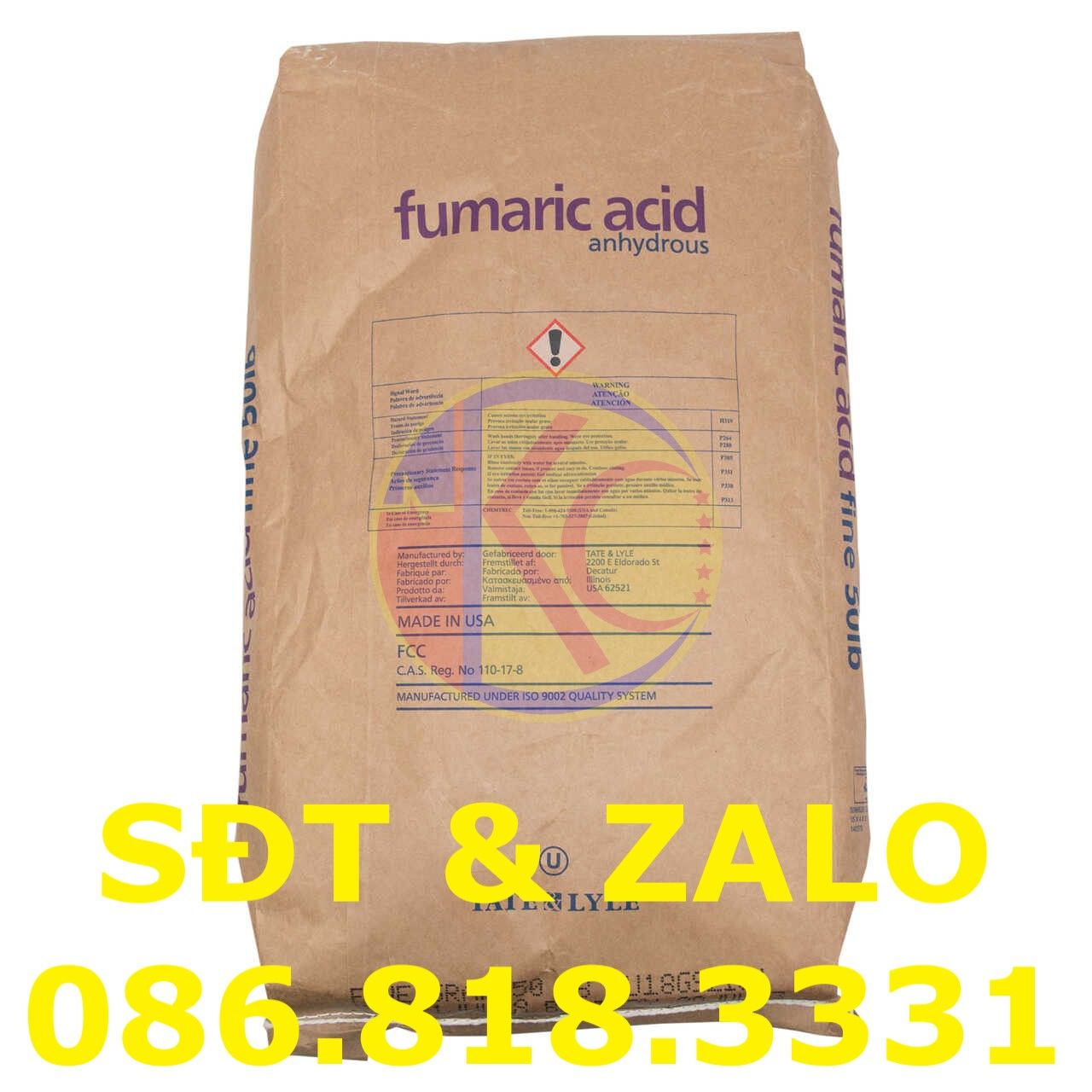  Acid Fumaric - Axit Fumaric - C4H4O4 