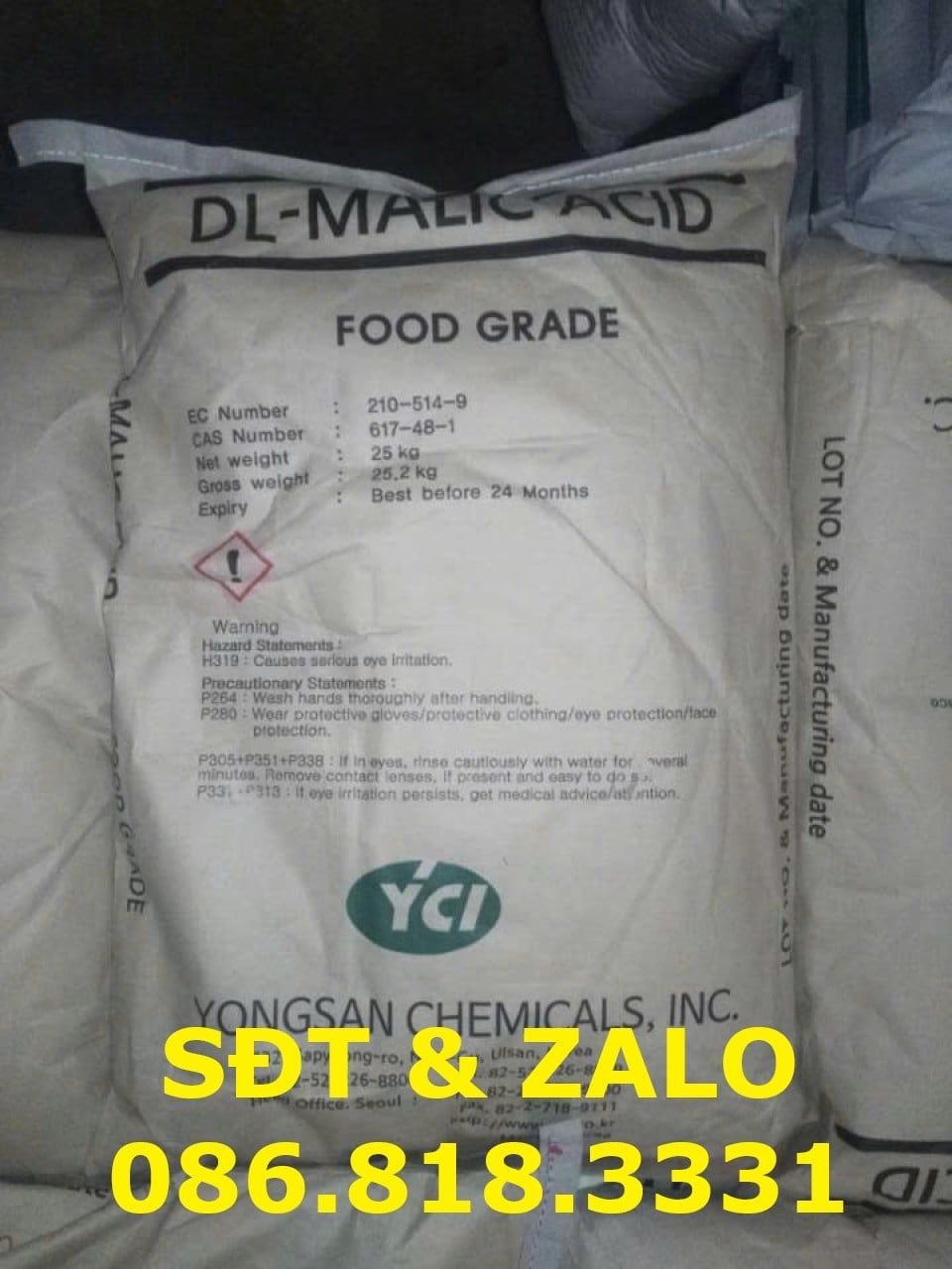  Acid Malic - Axit Malic - C4H6O5 