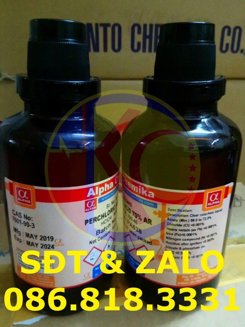  Acid Perchloric - Axit Perchloric - HClO4 