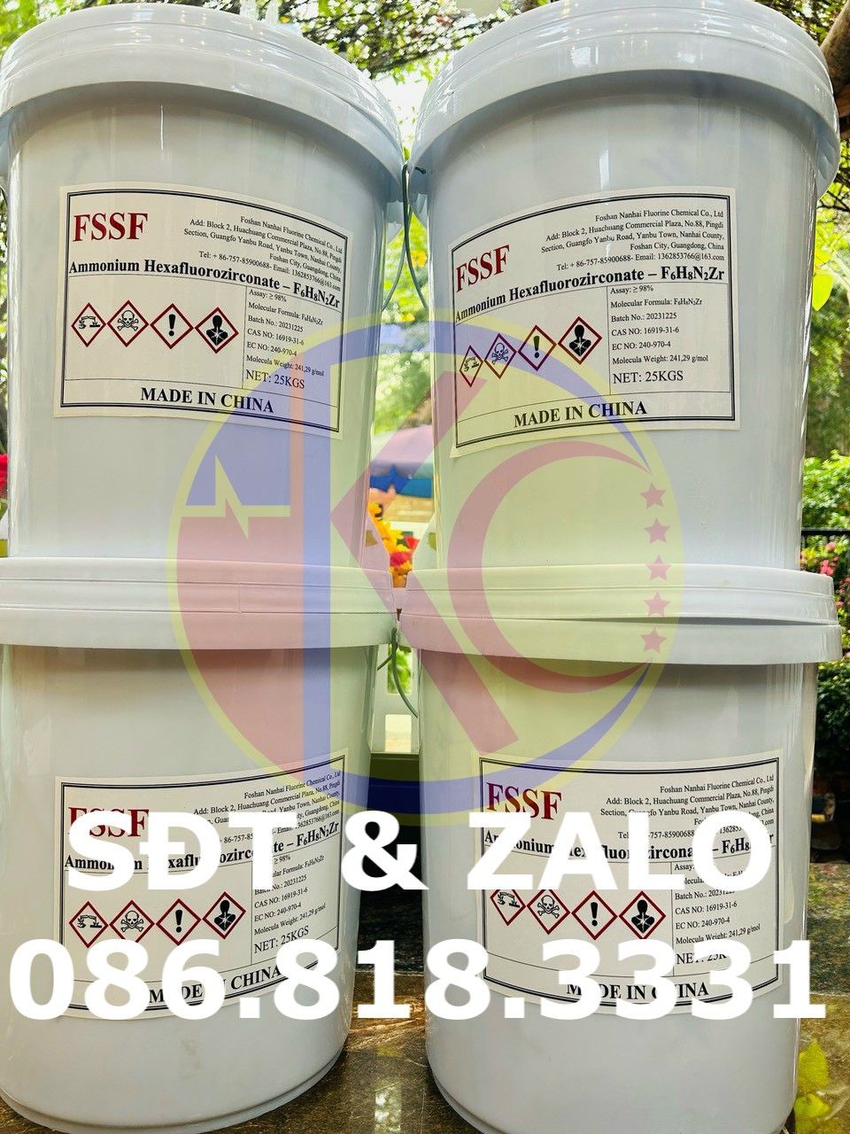  Ammonium Hexafluorozirconate - (NH4)2ZrF6 