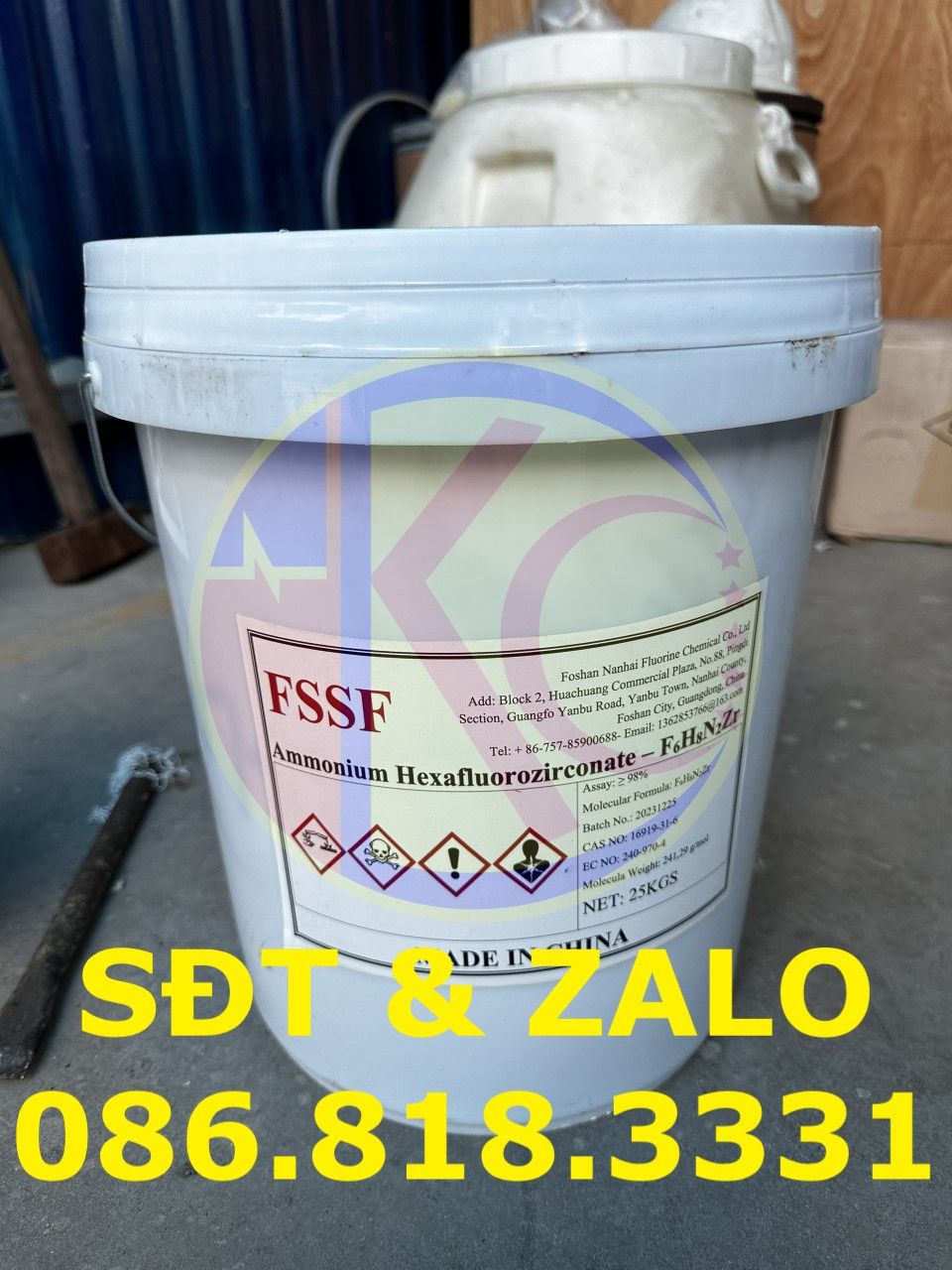  Ammonium Hexafluorozirconate - (NH4)2ZrF6 