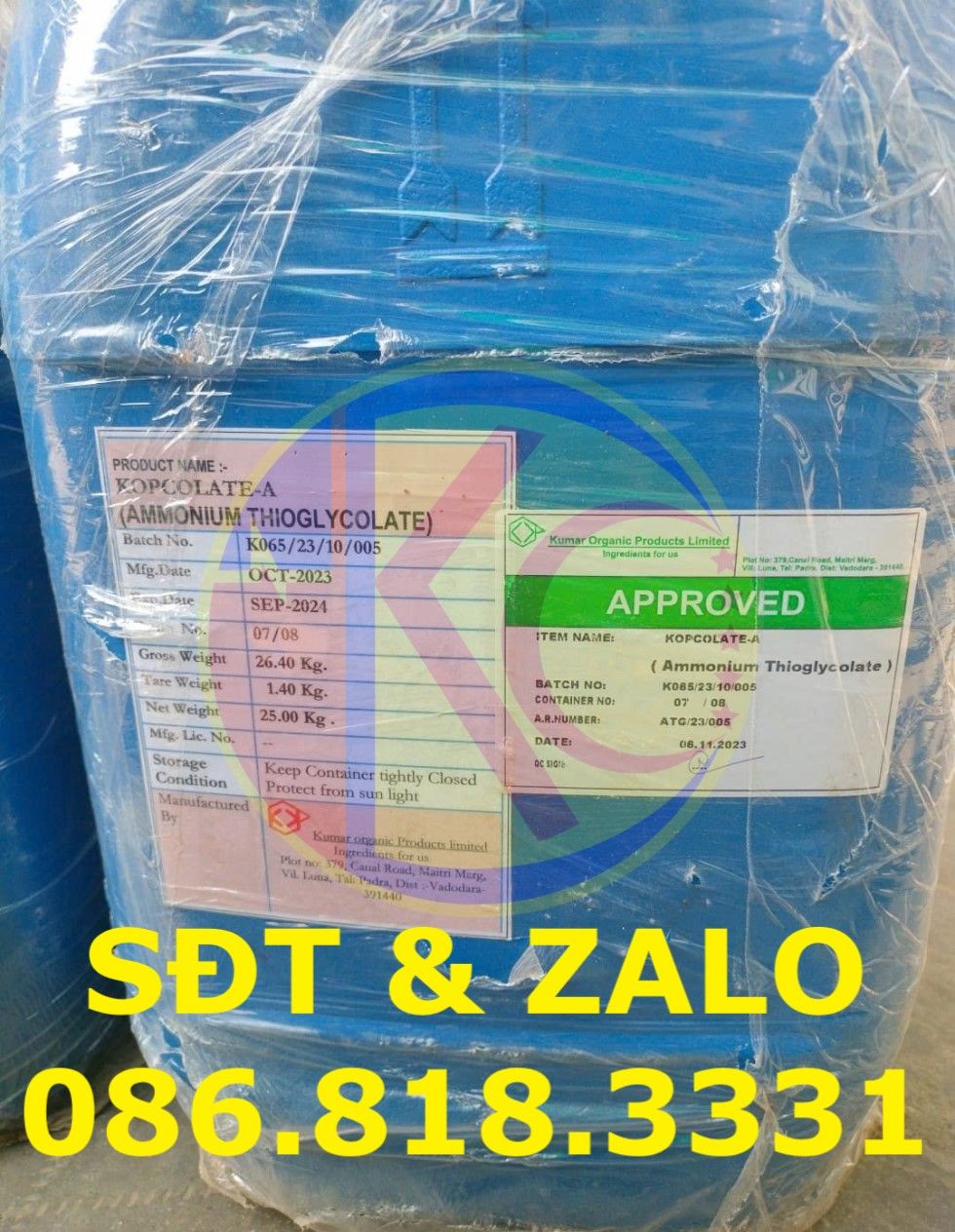  Ammonium Thioglyconate - Amoni Thioglyconat - C2H7NO2S 