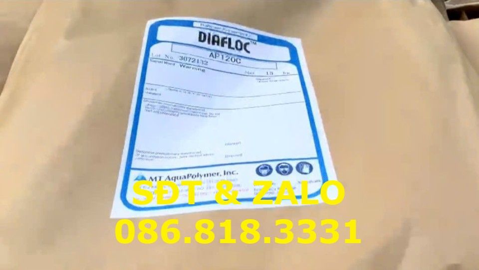  Polimer Diafloc AP120C - Diafloc AP120C xử lý nước 