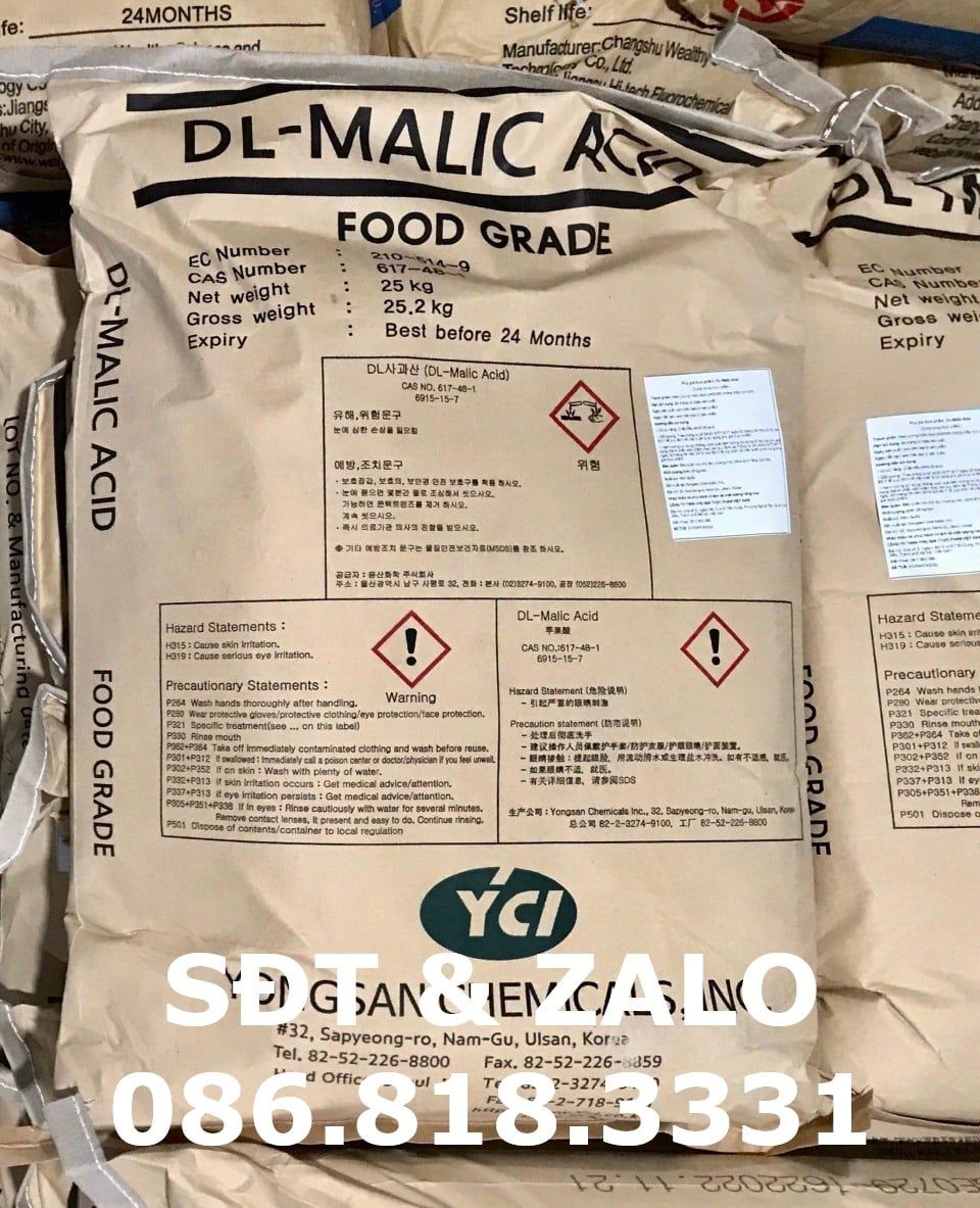  Acid Malic - Axit Malic - C4H6O5 