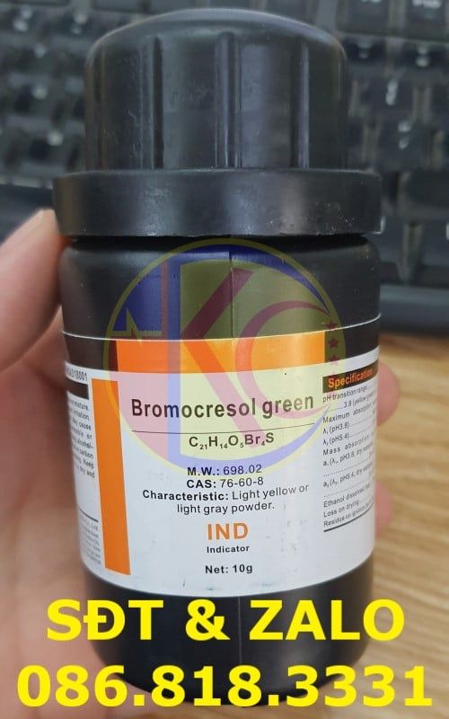  Bromocresol Green - Bromocresol Xanh - C21H14Br4O5S 