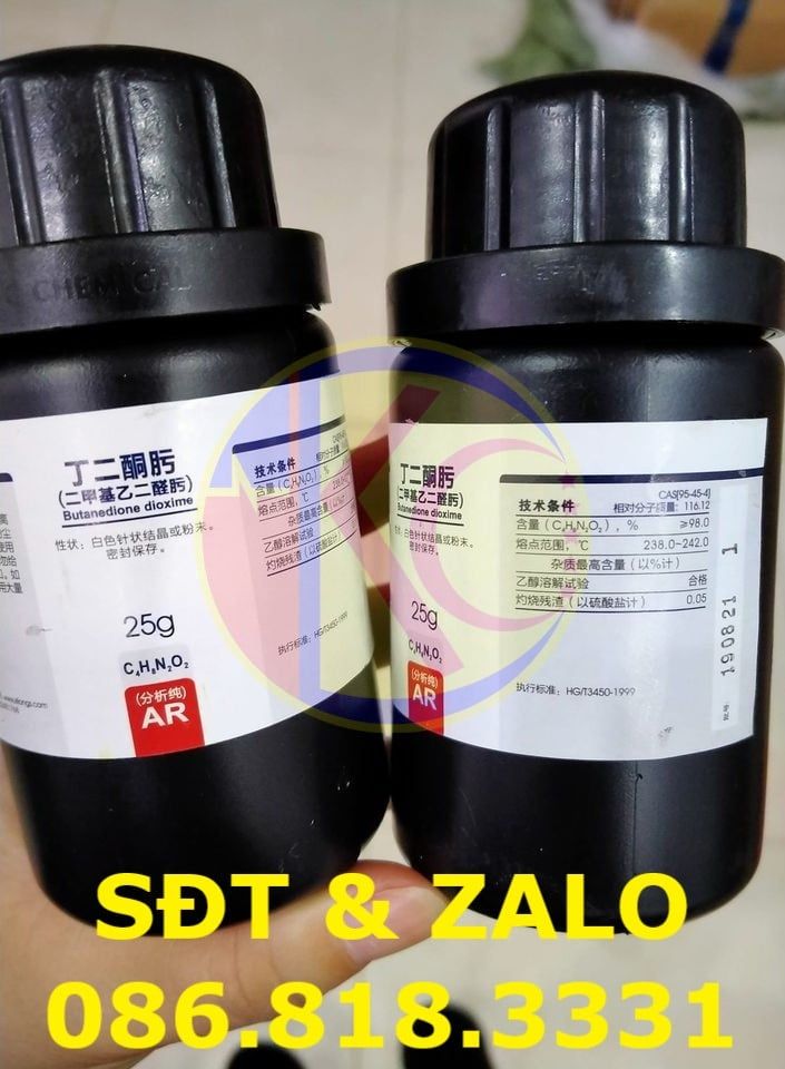  Butanedione Dioxime - Dimethylglyoxime - C4H8N2O2 