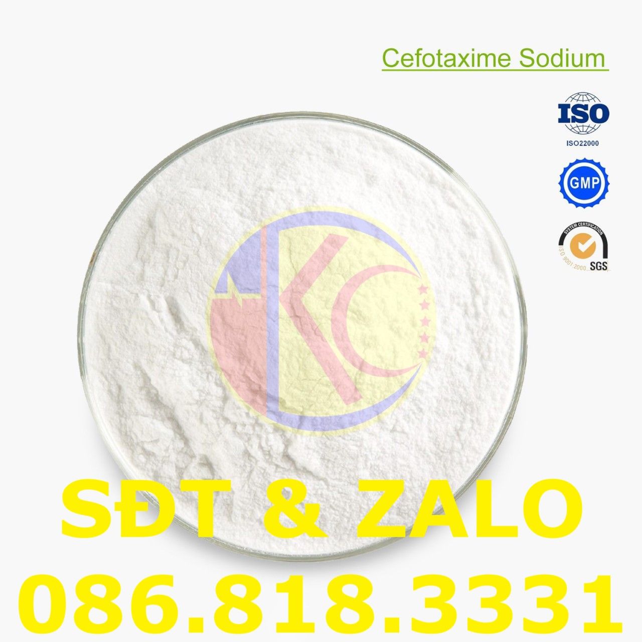  Kháng Sinh Cefotaxime Sodium Sterile - C16H16N5NaO7S2 