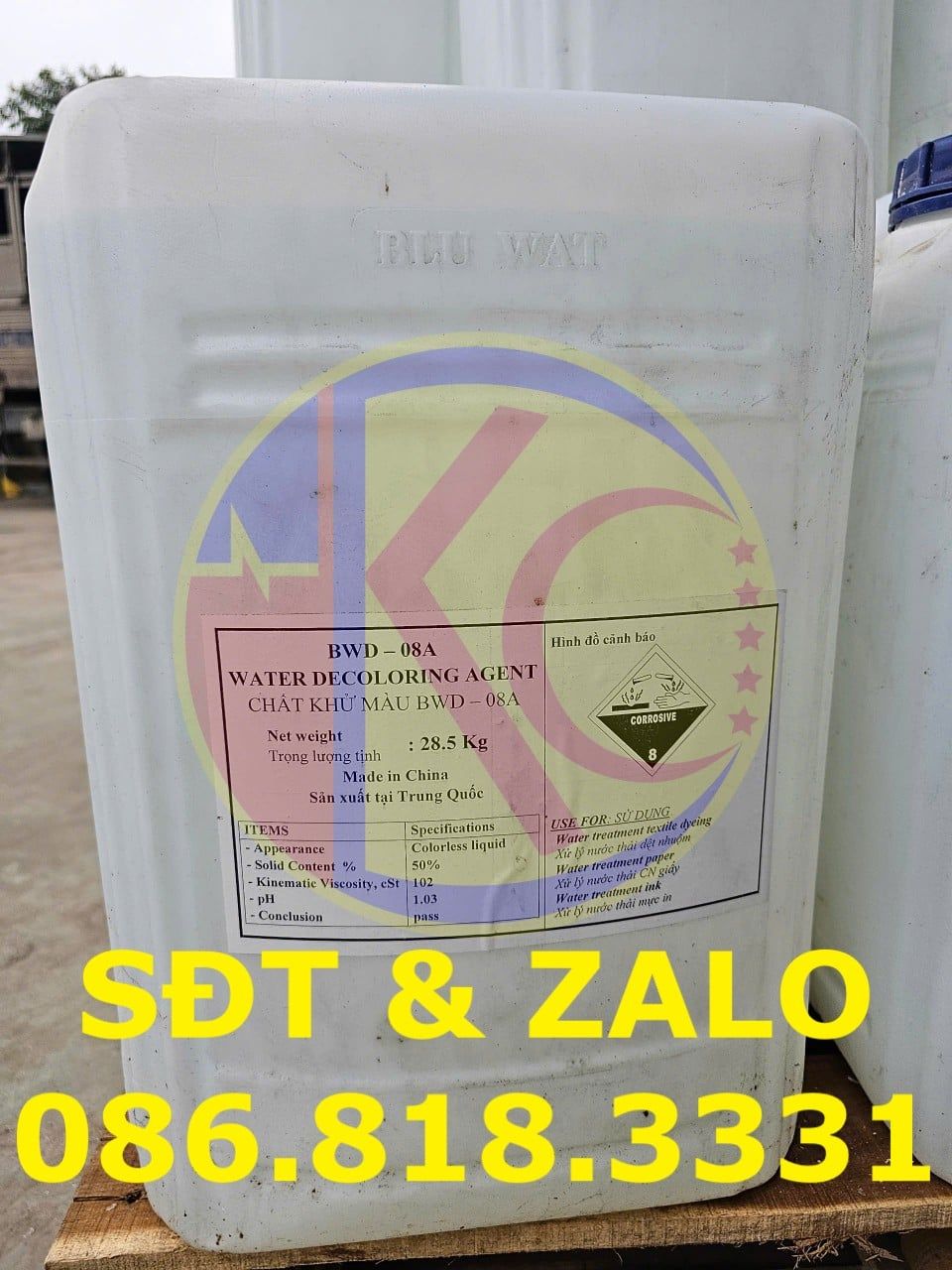  Decoloring Agent - Chất khử màu BWD-08A 