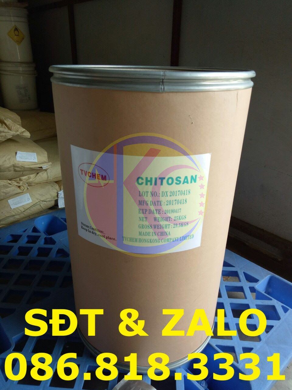  Chitosan - Chế phẩm sinh học vỏ tôm cua 