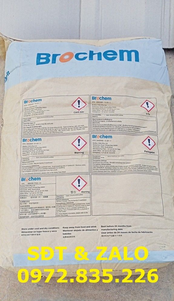  Chromosal B – Chromium sulphate – Cr4(SO4)5(OH)2 