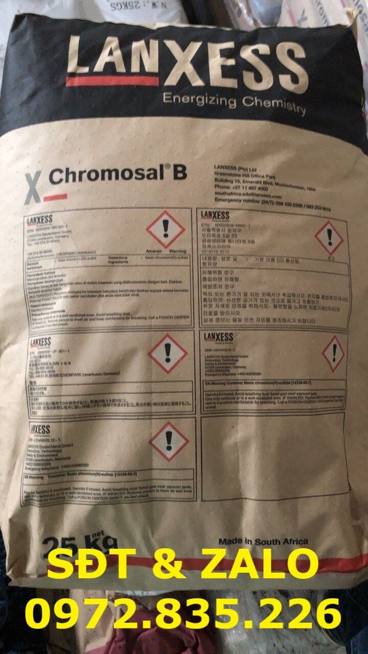  Chromosal B – Chromium sulphate – Cr4(SO4)5(OH)2 