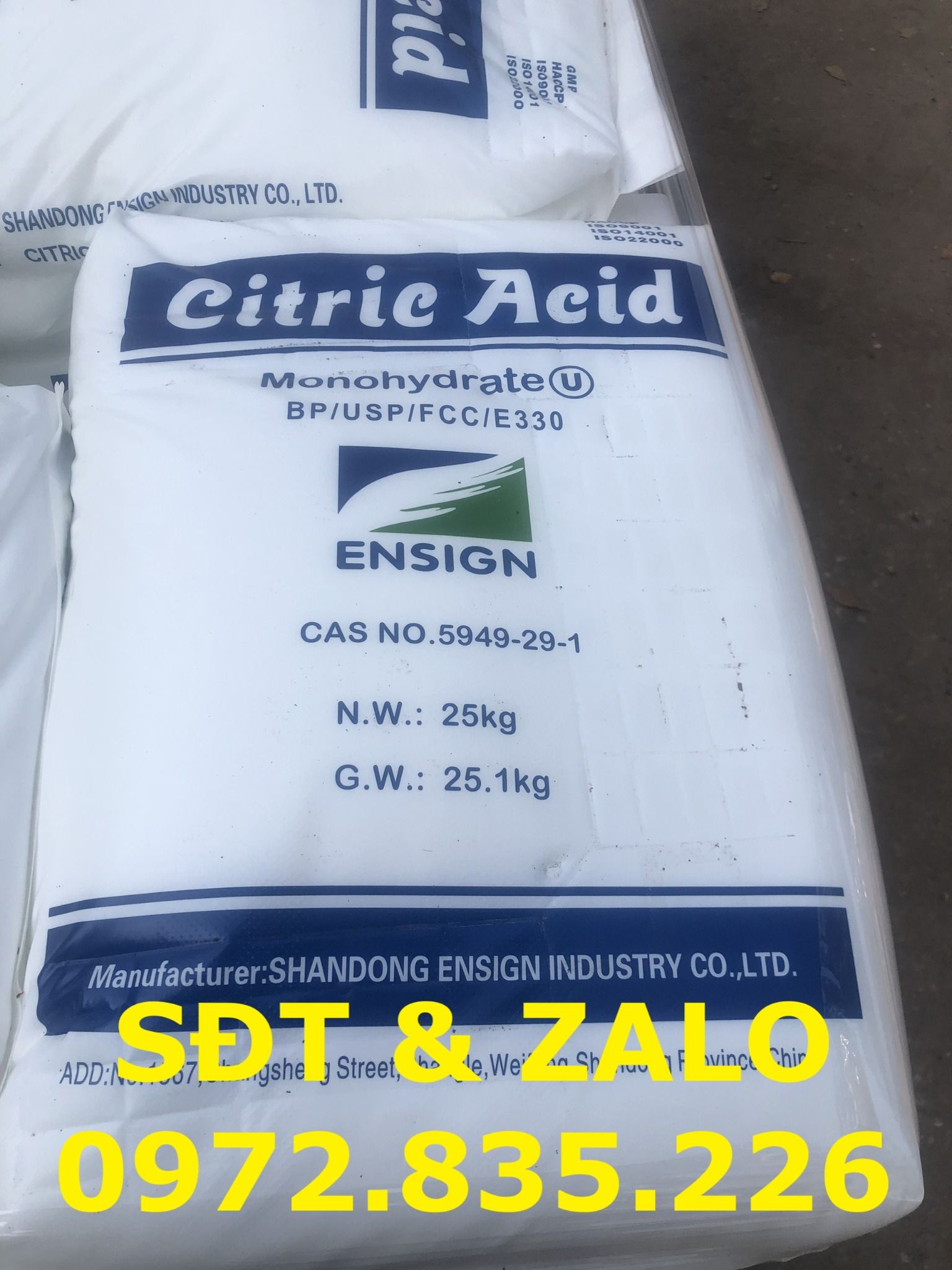  Acid Citric - Axit Citric - C6H8O7 
