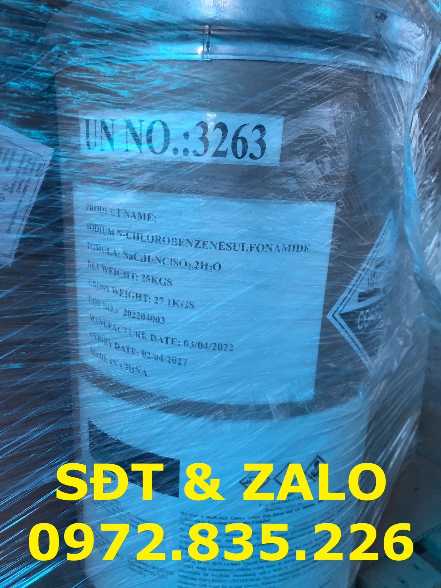  Hóa chất Chloramine B - Cloramin B - Khử trùng, Diệt khuẩn 