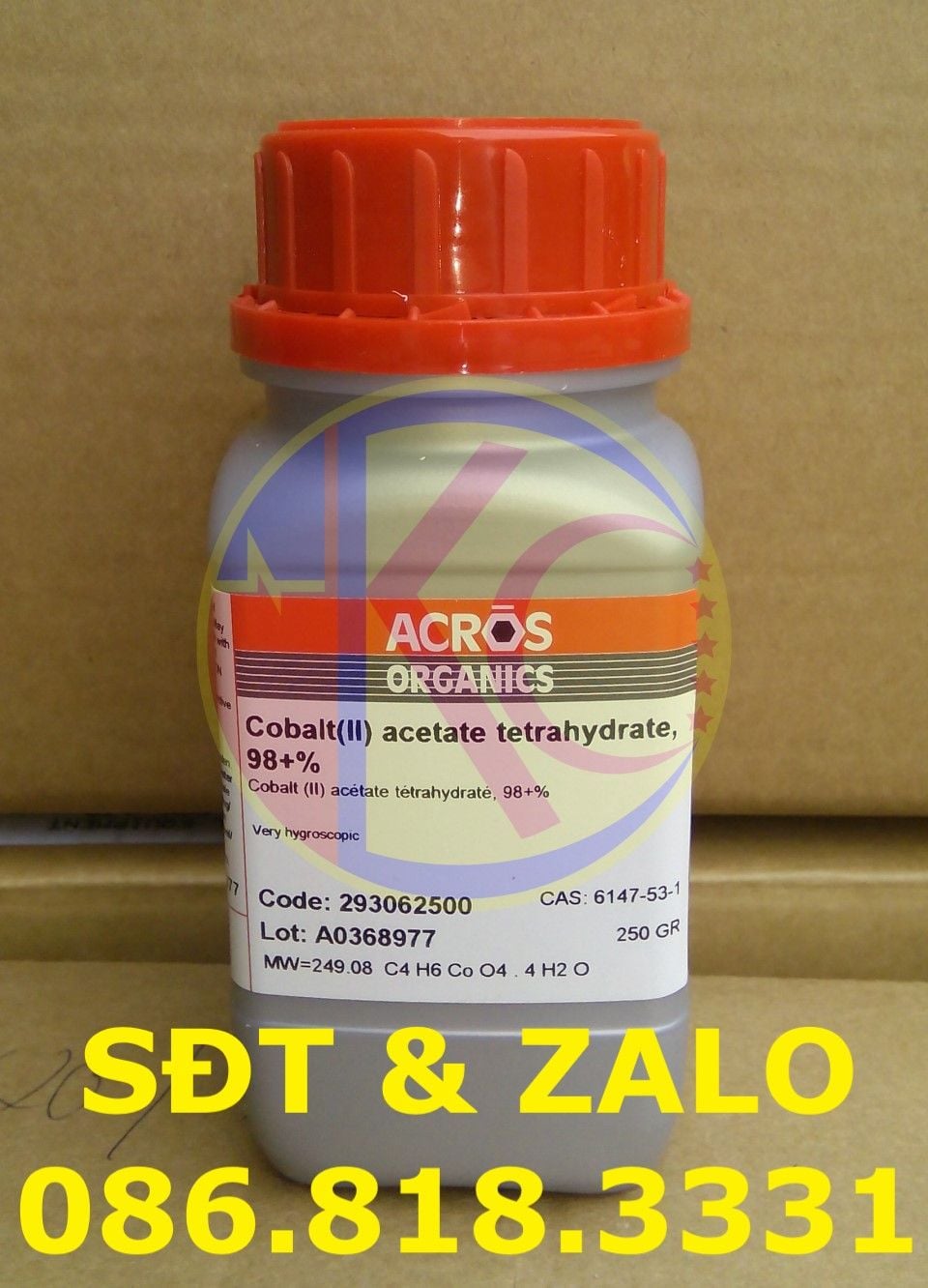  Cobalt Acetate - Coban Acetat - Co(CH3COO)2 