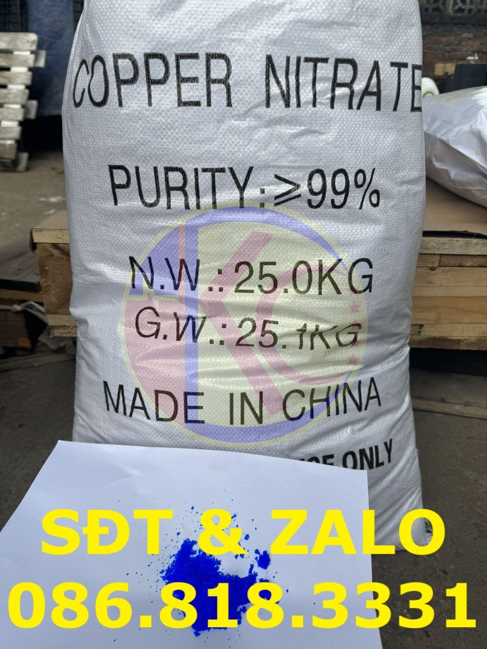  Copper Nitrate - Đồng Nitrat - Cu(NO3)2 