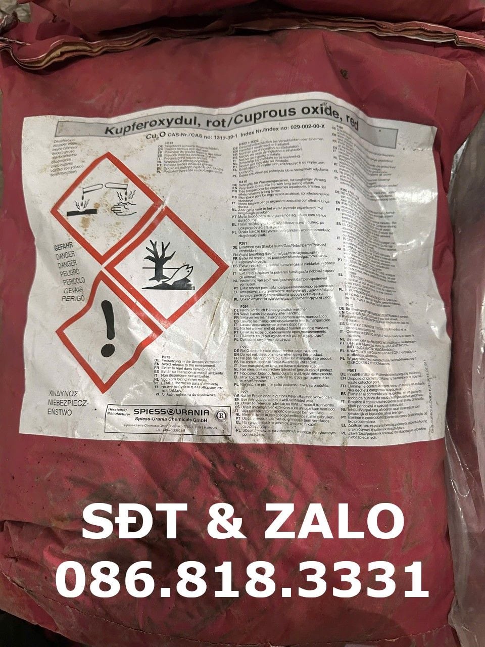  Cuprous Oxide Red - Oxit đồng đỏ - Cu2O (Đức) 