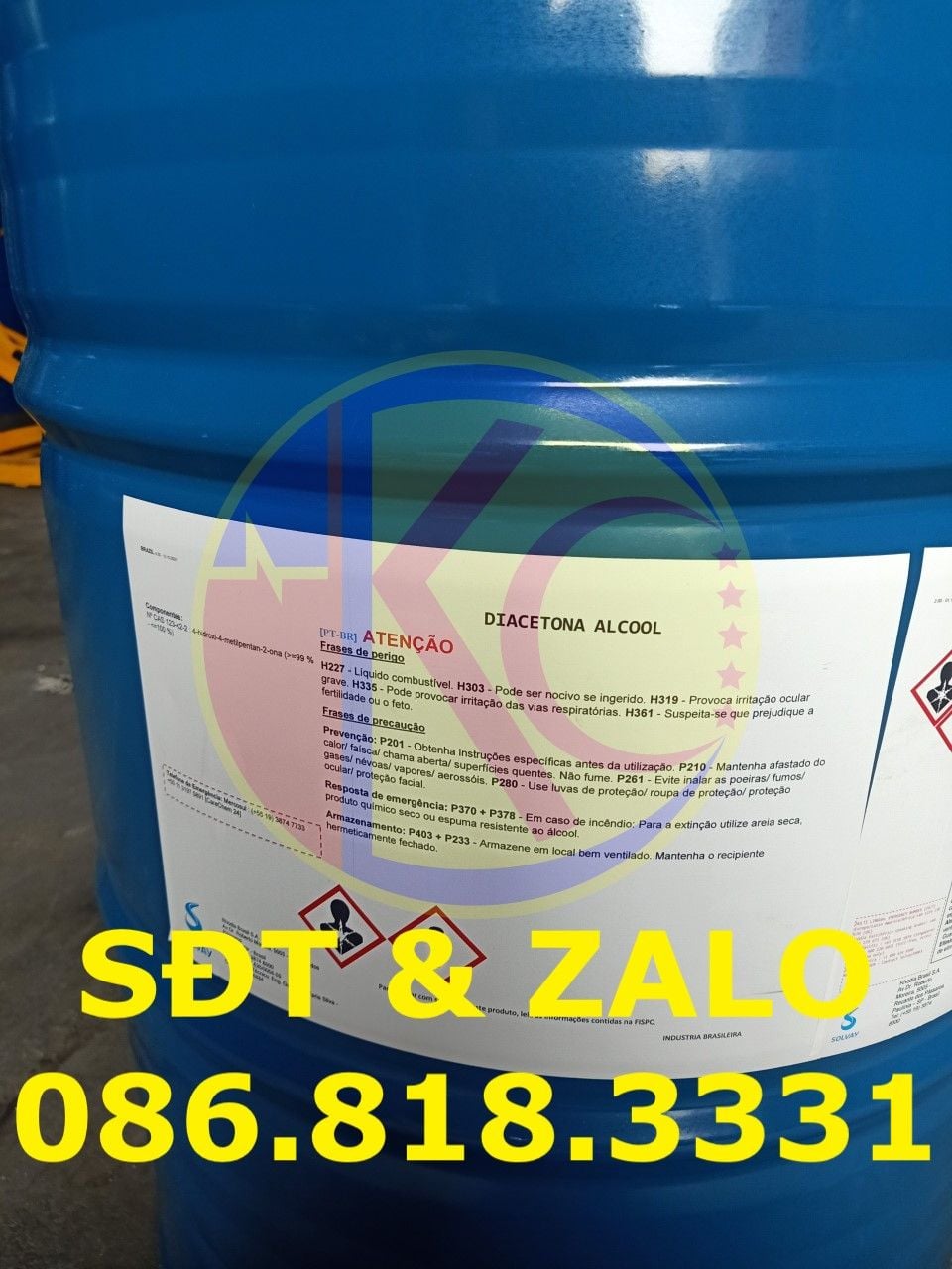  Diacetone Alcohol (DAA) - Rượu Diacetone - C6H12O2 